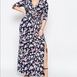 💥Floral Wrap maxi dress💥
